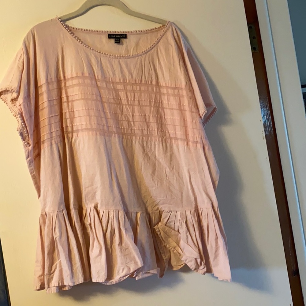 Lane Bryant pink top